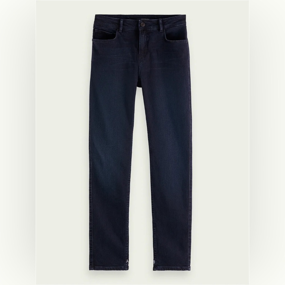 Scotch & Soda The Keeper Womens 30 Dark Wash Slim Straight Stretch Jeans